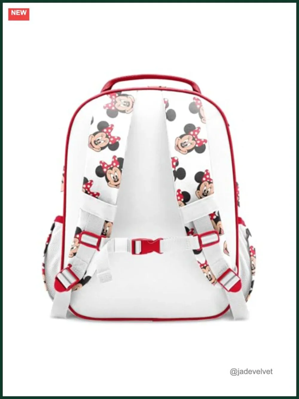 Kids Disney Minnie Mouse Backpack, Toddler Preschool Kindergarten Daypack, 12L,